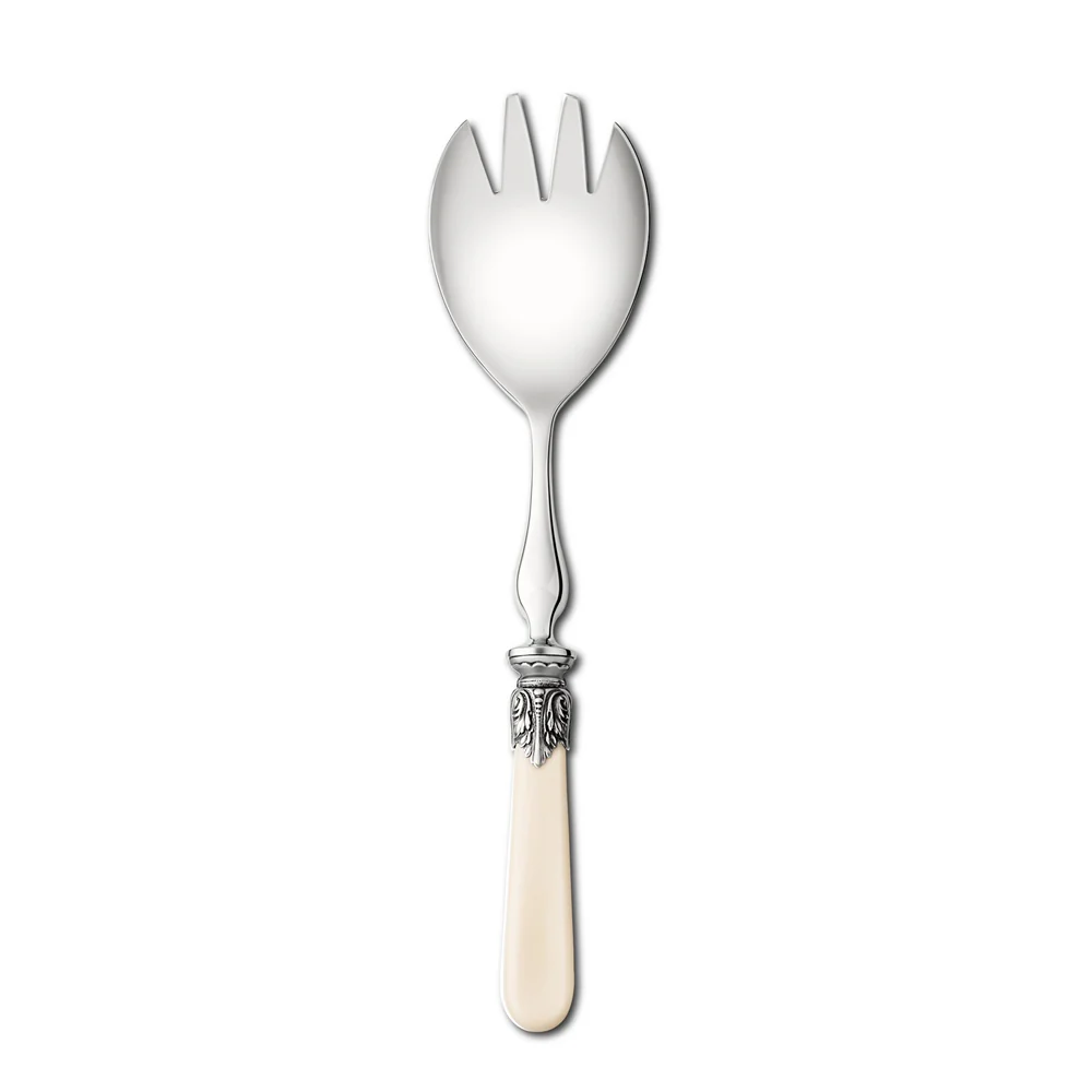 Antique Silver Plated Salad Server Fork - Single