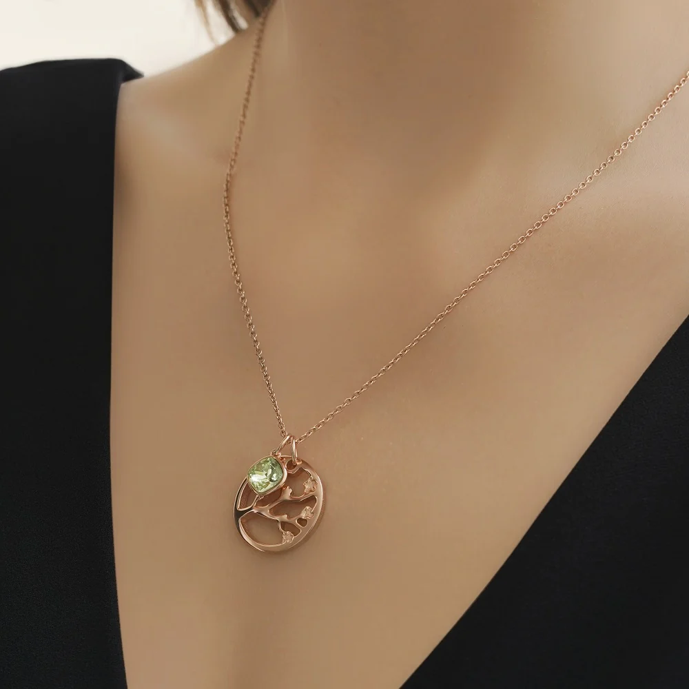 Ariel Pendant with Green Stone - Image 2