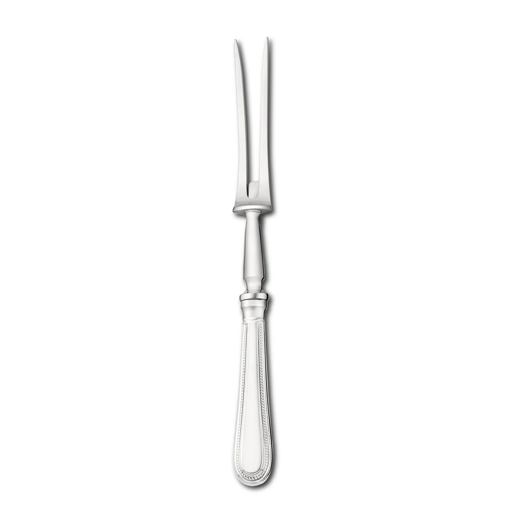 Bead Silver Plated Carving Fork - Single