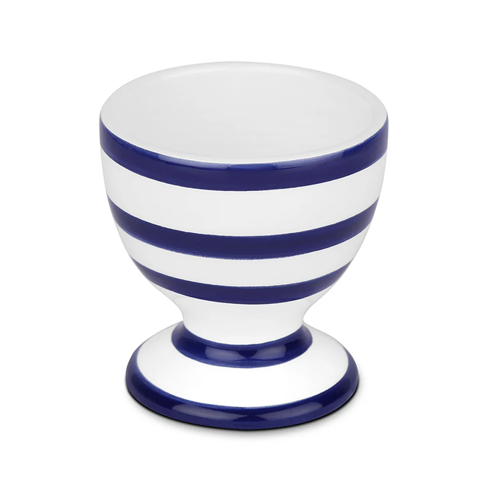 Blue Stripe Egg Cups set of 4 - Image 2