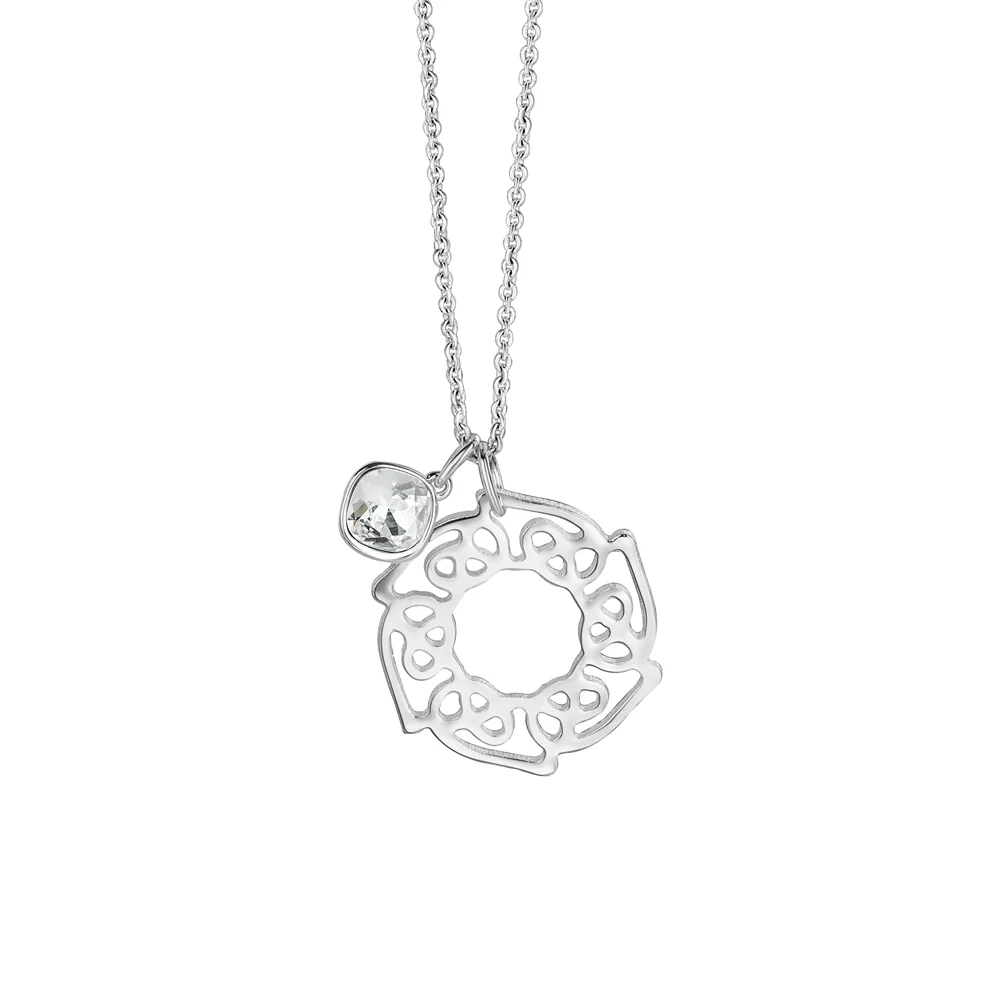 Celtic Pendant with Clear Stone