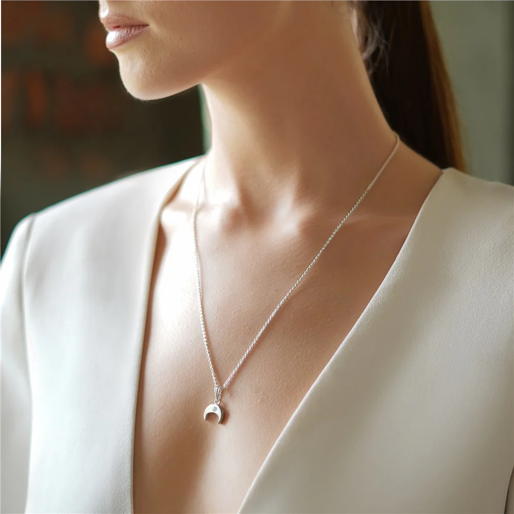 Cosmic Pendant with Pink Stone - Image 2