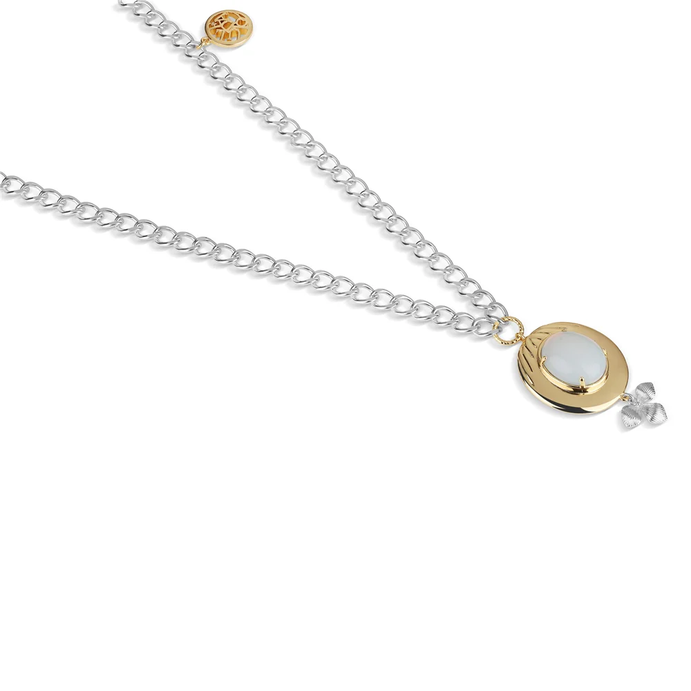 Dalique Pendant with Opal Coloured Stone - Image 3