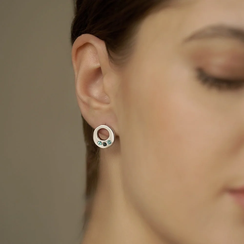 Earrings Coloured Stones - Image 2