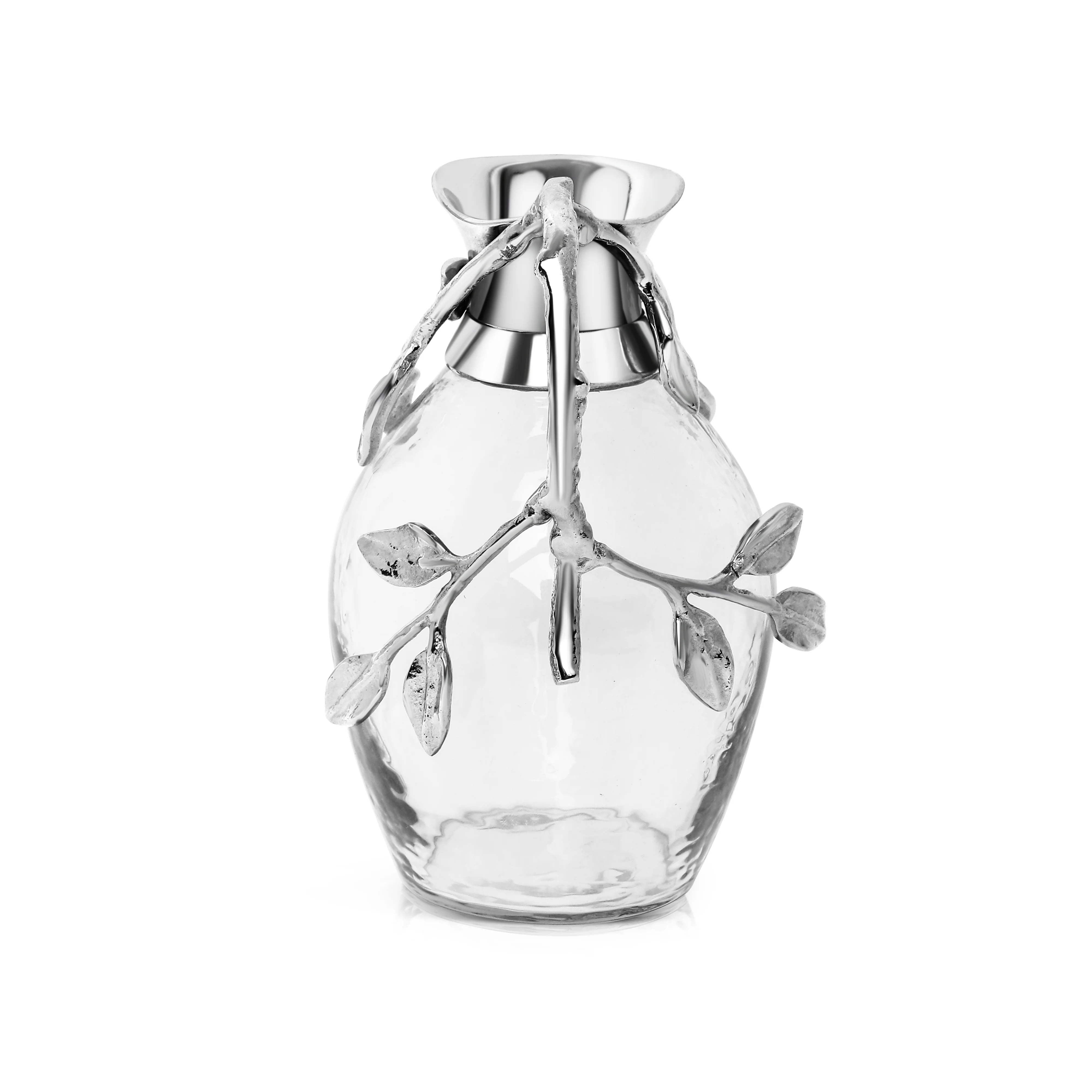Glass Jug with Leaf Handle - Image 2