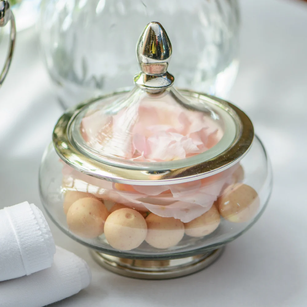 Glass & Metal Storage Jar - Image 2