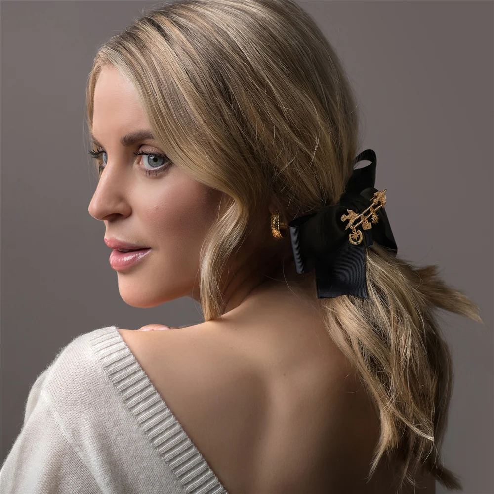 Gold Plated Hoop Earrings - Image 2