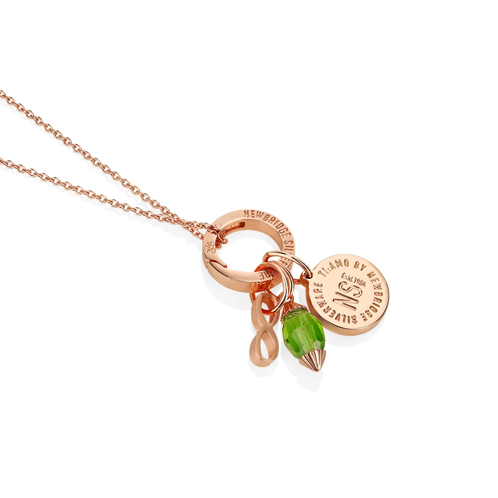 May Birthstone Pendant (Rose Gold) - Image 3