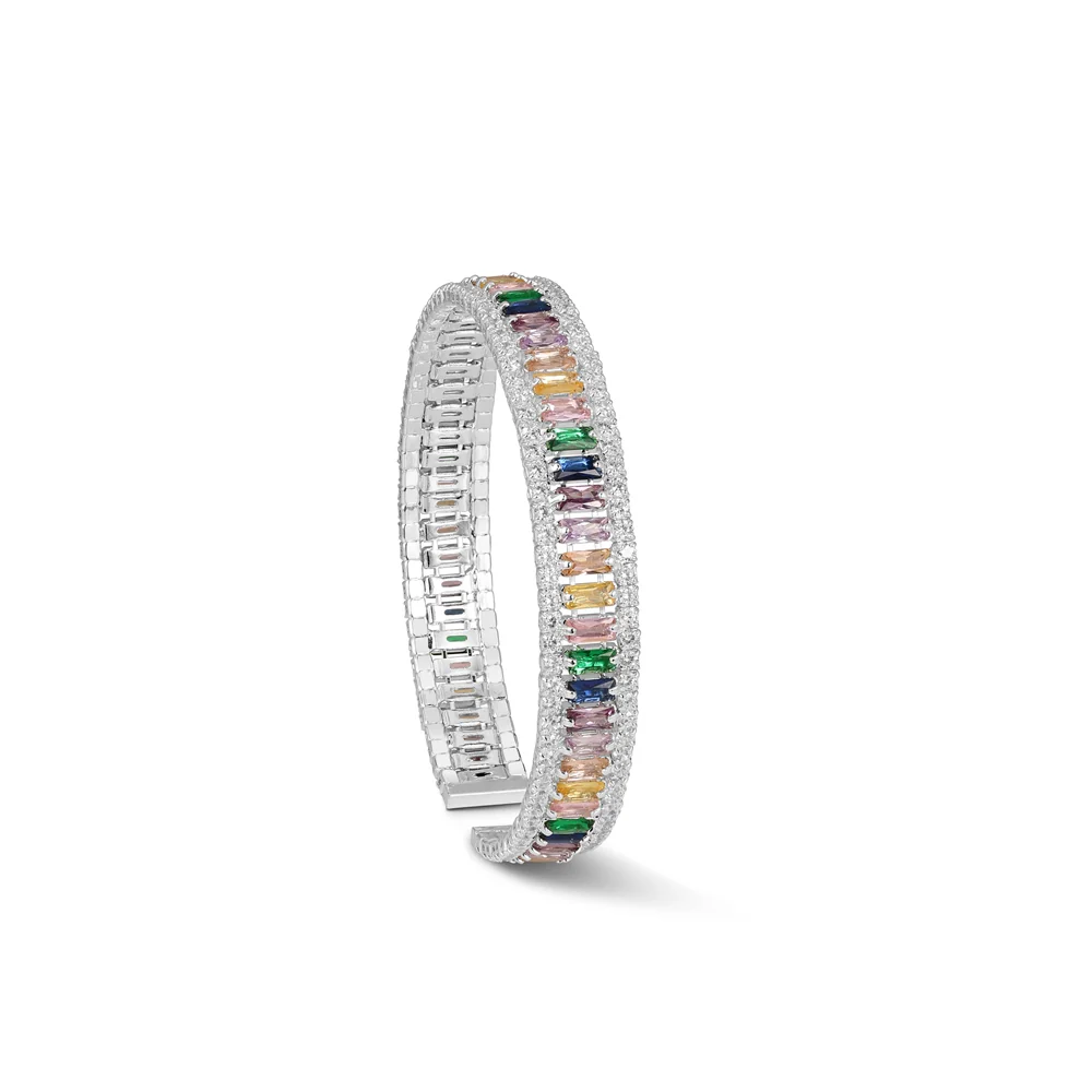 Multi Coloured Stone Bracelet - Image 4