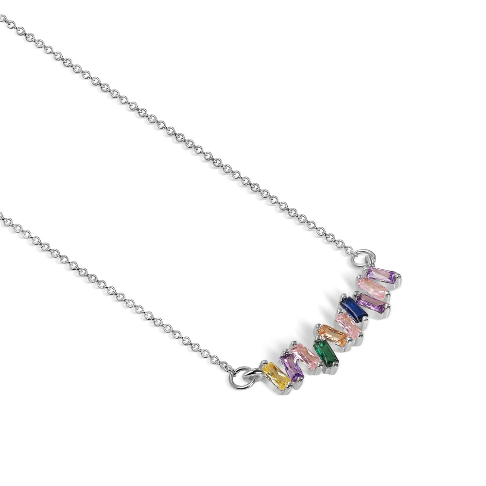 Multi Coloured Stone Necklace - Image 3