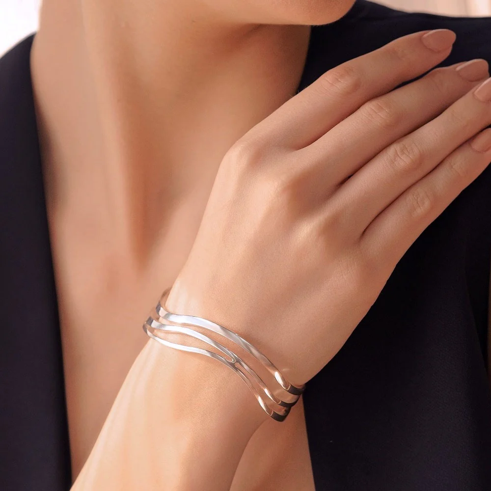 Orca Wave Bangle - Image 2