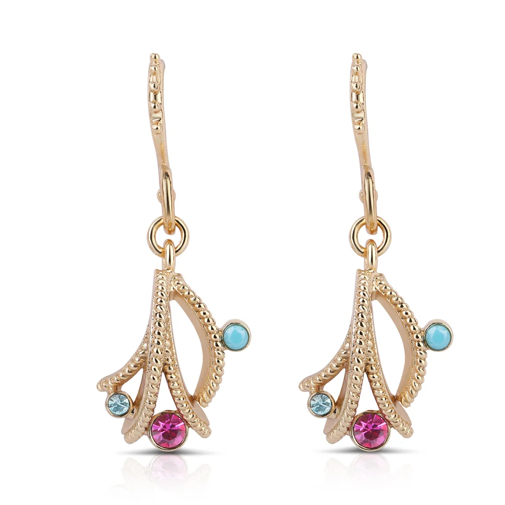 Pink & Turquoise Earrings - Image 3
