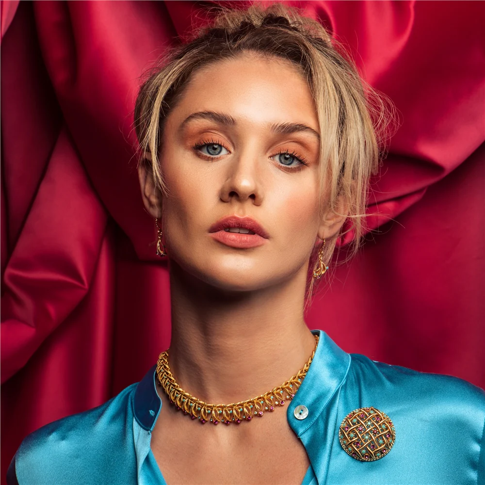 Pink & Turquoise Necklace - Image 4