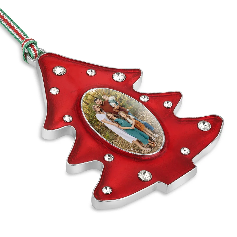 Red Christmas Tree Photoframe Decoration - Image 4
