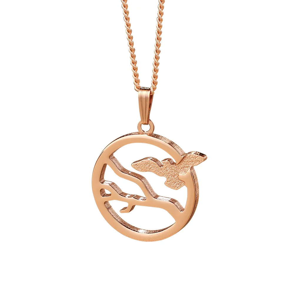 Rose Goldplate Ariel Pendant