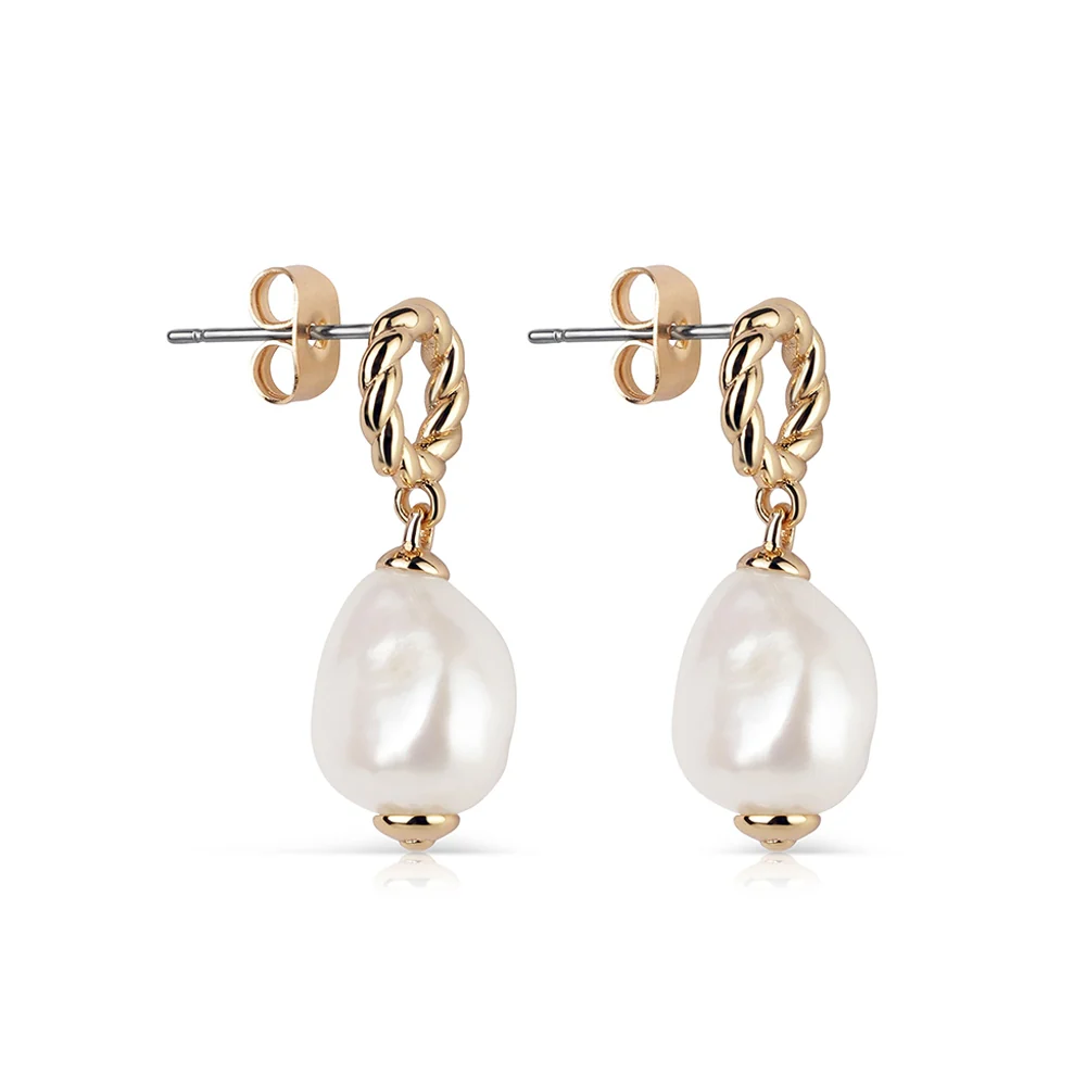 Sappho Baroque Pearl Earrings - Image 4
