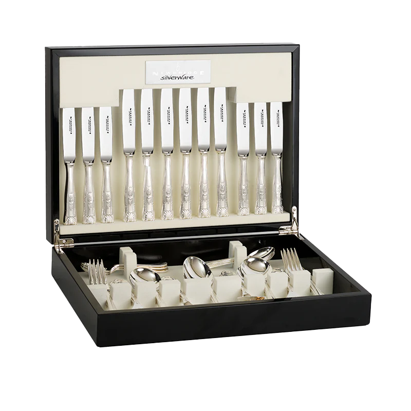 Silver Plated 84 Piece Cutlery Set - Kings