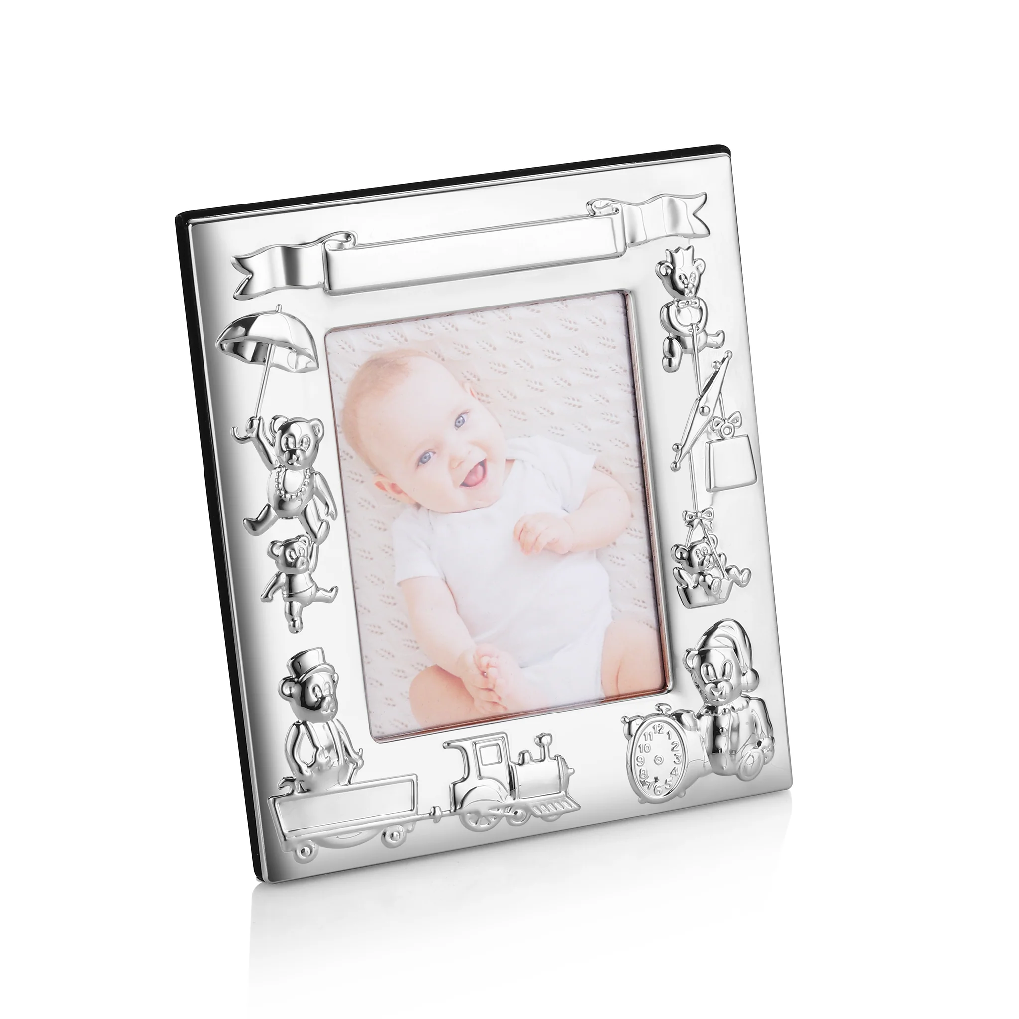 Silver Plated Teddy Bear Frame 3x5 - Image 4