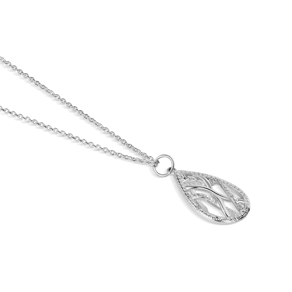 Tear Drop Textured Pendant - Image 4
