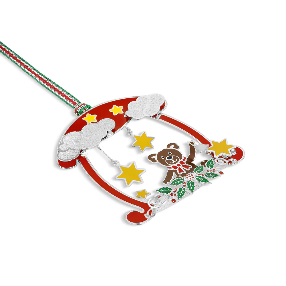 Teddy Bear Mobile Christmas Tree Decoration - Image 3