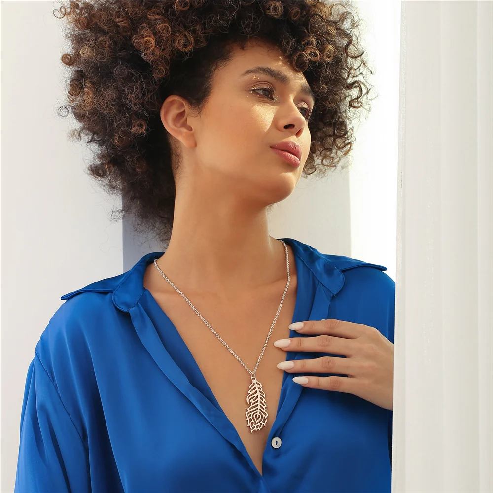Wish Feather Pendant - Image 2
