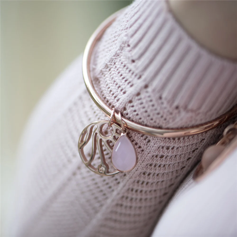 Wish Rose Goldplate Bangle - Image 2