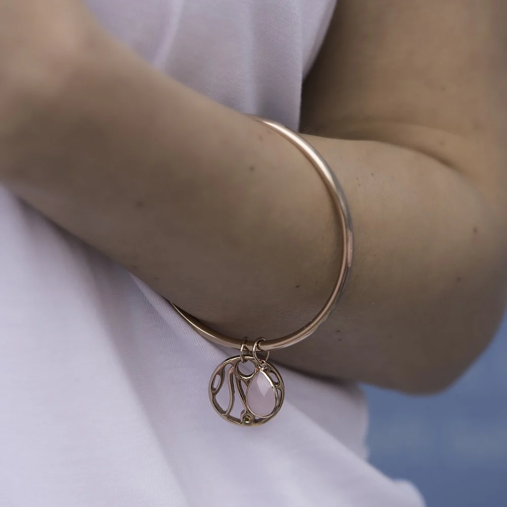 Wish Rose Goldplate Bangle - Image 3