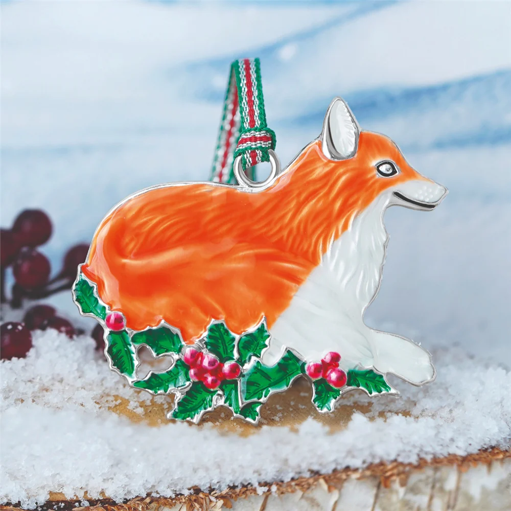 Woodland Fox Christmas Tree Decoration - Image 2